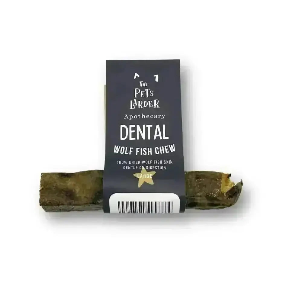Wolf Fish Stick Chew for Dogs - Large Natural Fish Skin Dog Treat